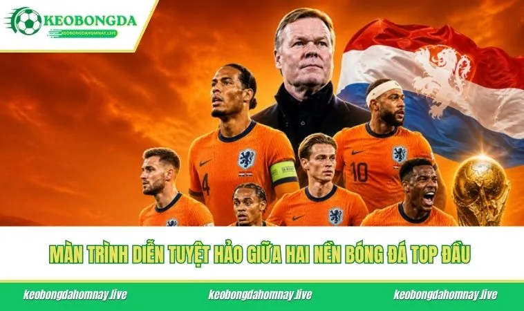 Màn trình diễn tuyệt hảo giữa hai nền bóng đá top đầu 