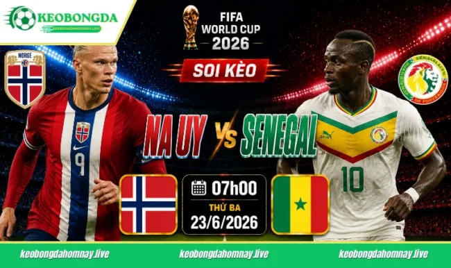 Soi kèo World Cup Na Uy vs Senegal, 07h00 ngày 23/6/2026