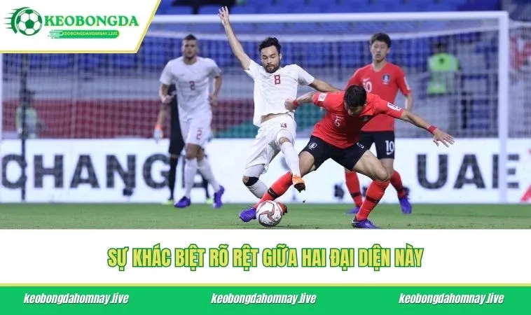 Sự khác biệt rõ rệt giữa hai đại diện này